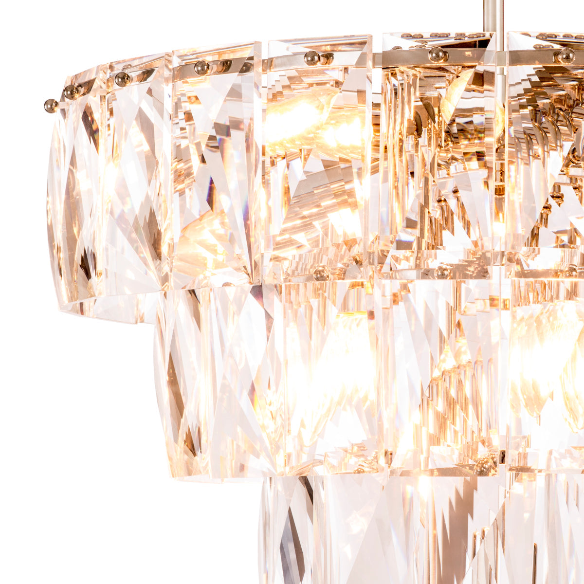 Glass Layered Chandelier S Amazone | Eichholtz Miami
