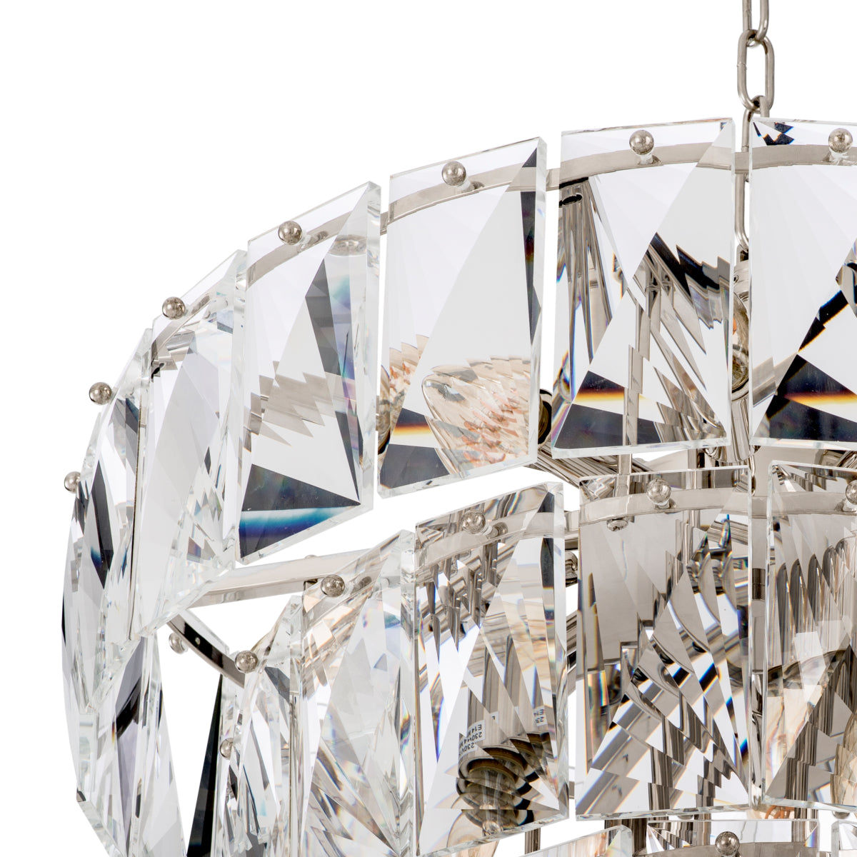 Glass Layered Chandelier S Amazone | Eichholtz Miami
