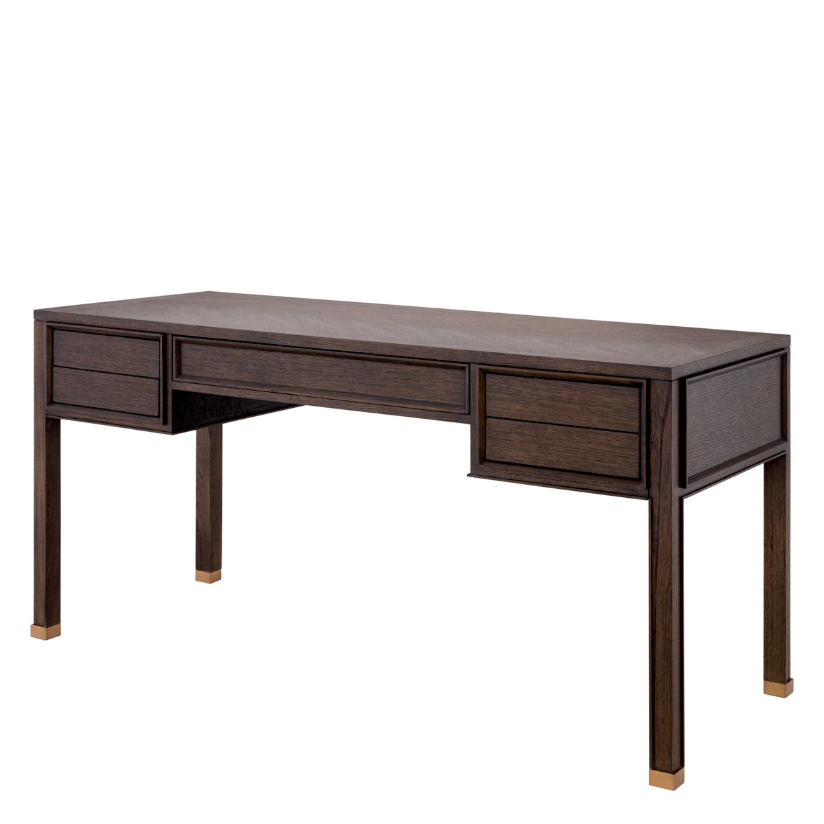 Brown Oak Desk Melchior | Eichholtz Miami