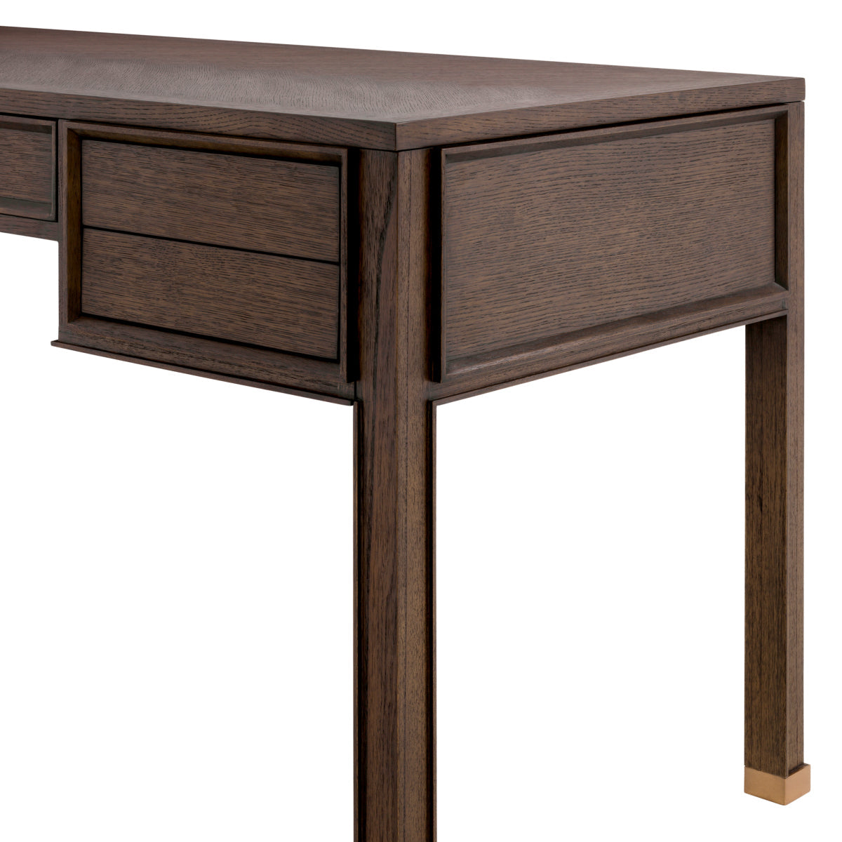 Brown Oak Desk Melchior | Eichholtz Miami
