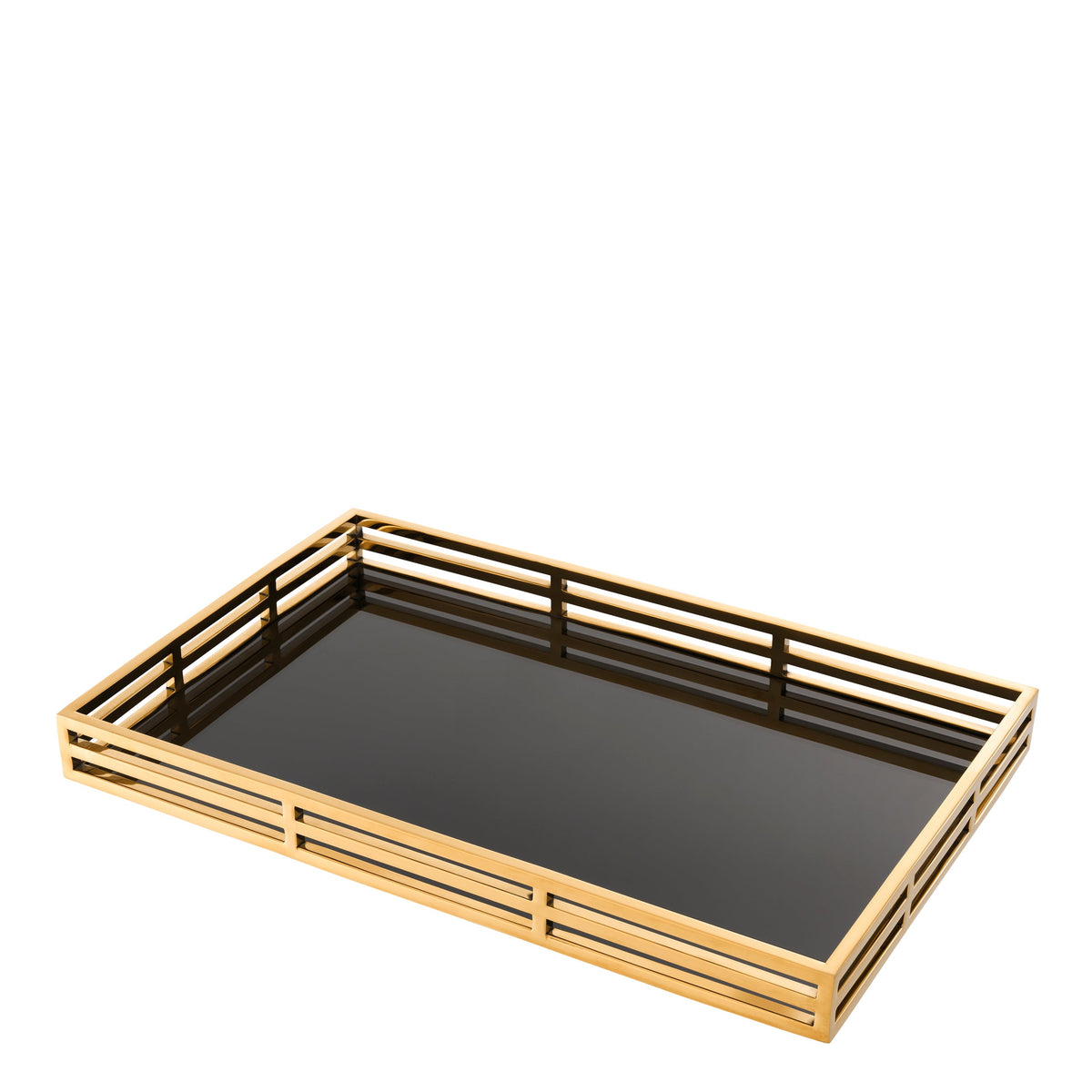 Black Glass Display Tray Giacomo | Eichholtz Miami