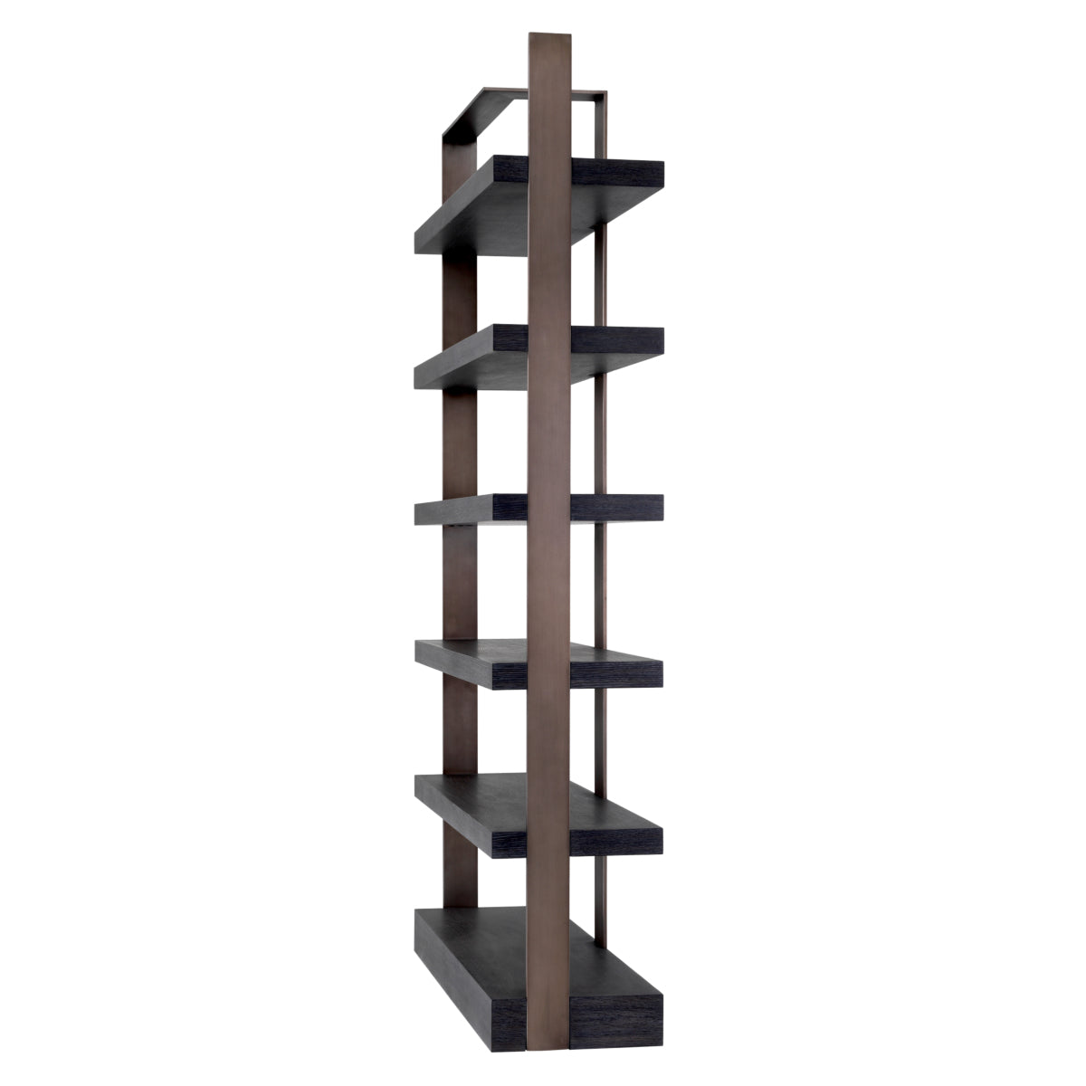 Metal Framed 6-Shelf Bookcase Geo | Eichholtz Miami