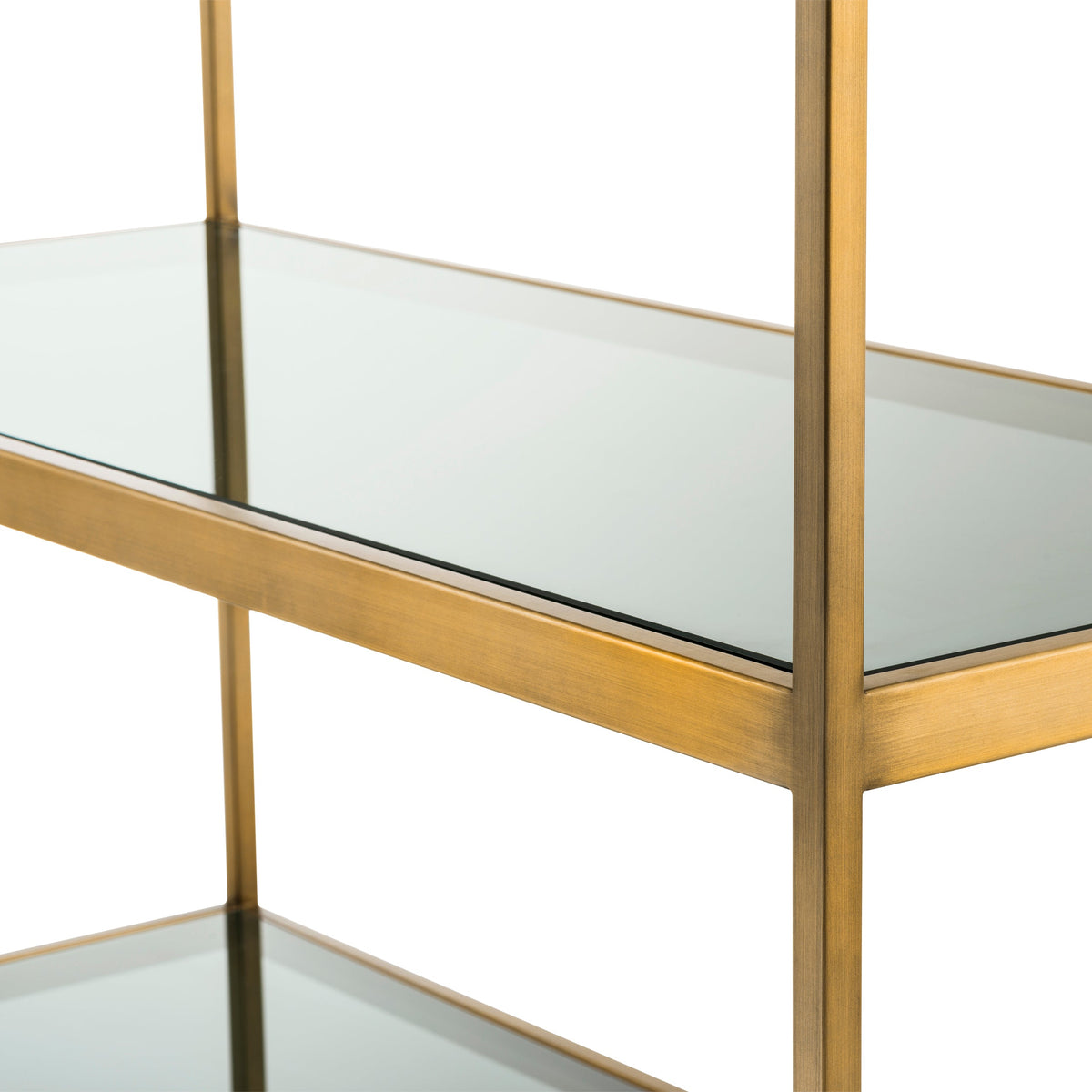 5 Shelf Brass Cabinet Omega | Eichholtz Miami