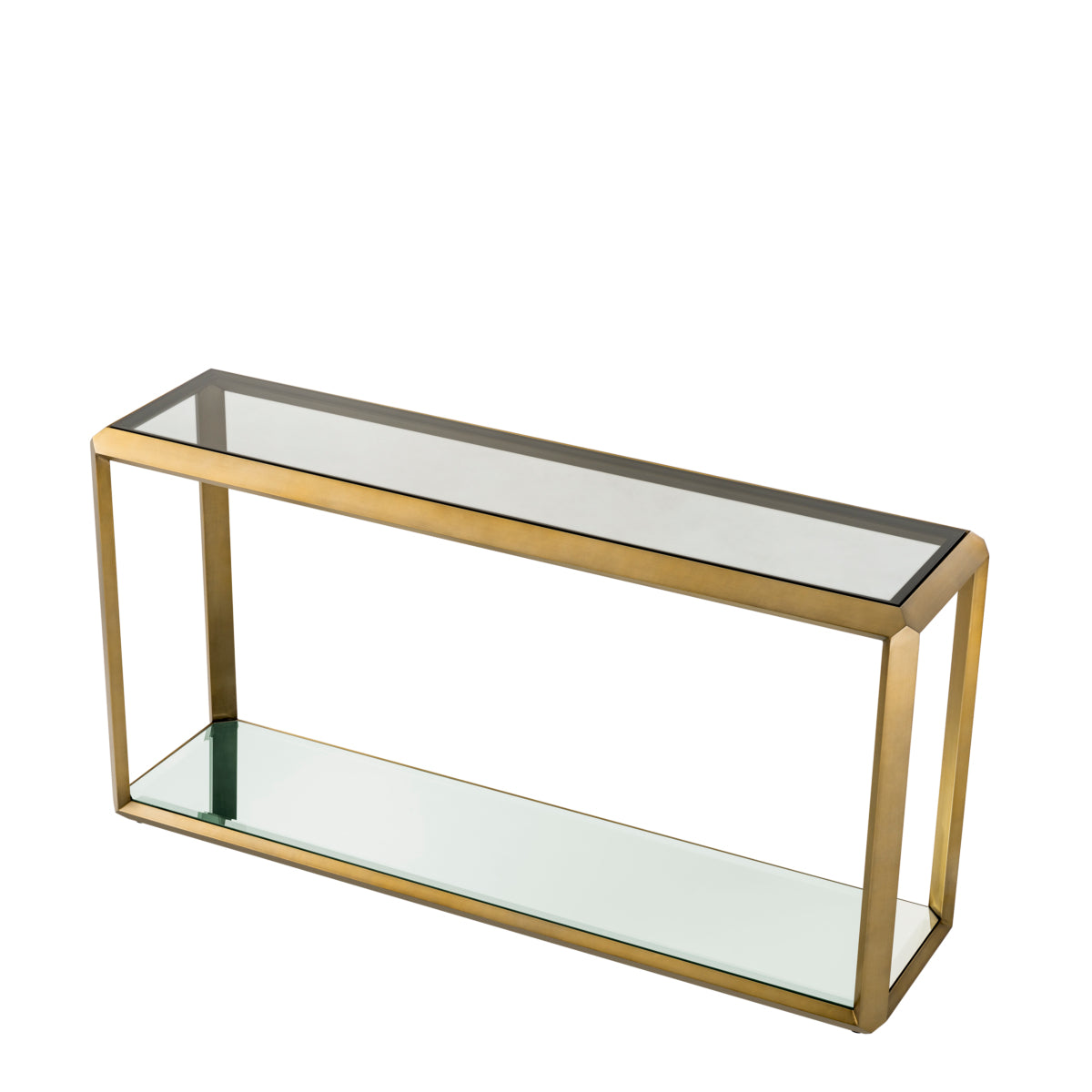 Slim Brass Console Table Callum | Eichholtz Miami