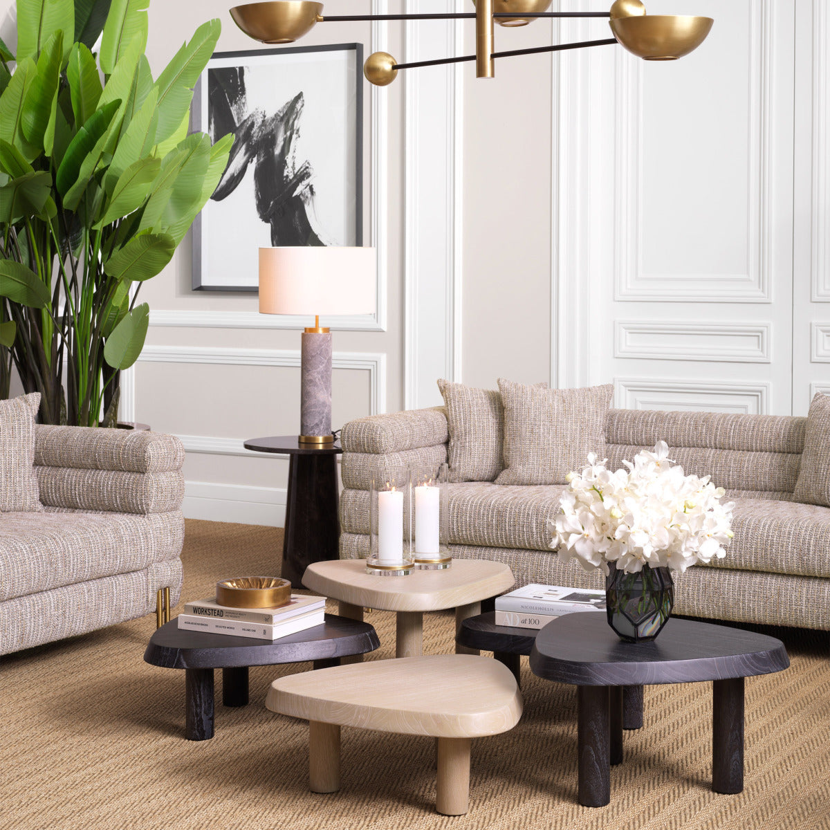Gray Handblown Glass Vase Martina | Eichholtz Miami