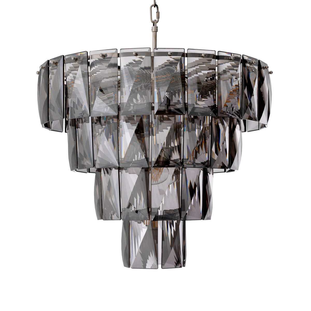 Glass Layered Chandelier S Amazone | Eichholtz Miami