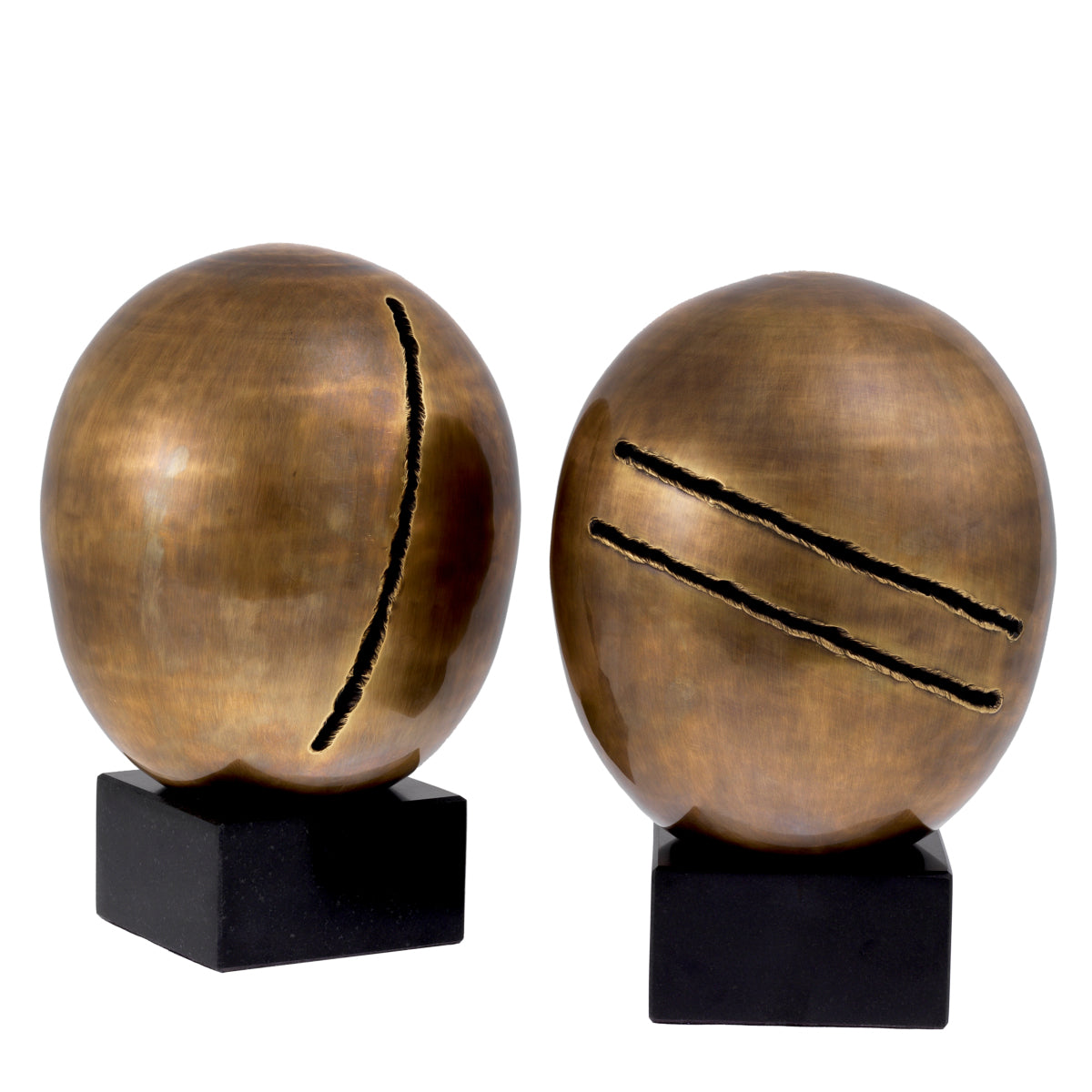 Brass Decorative Object Set Artistic | Eichholtz Miami