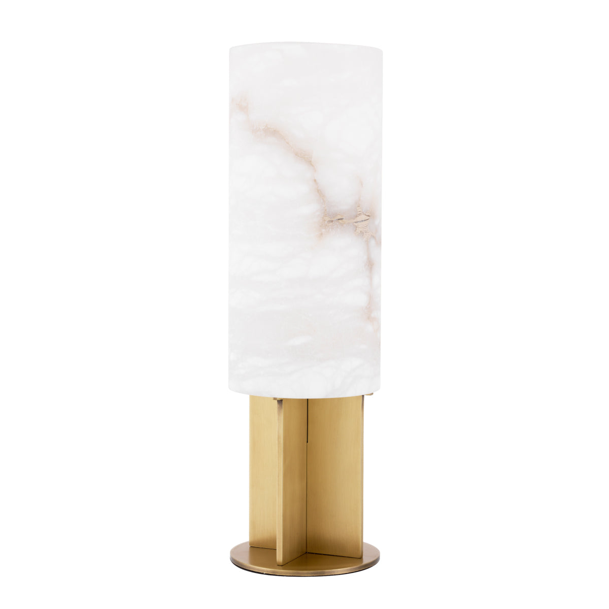 Round Alabaster Table Lamp Giorgina | Eichholtz Miami