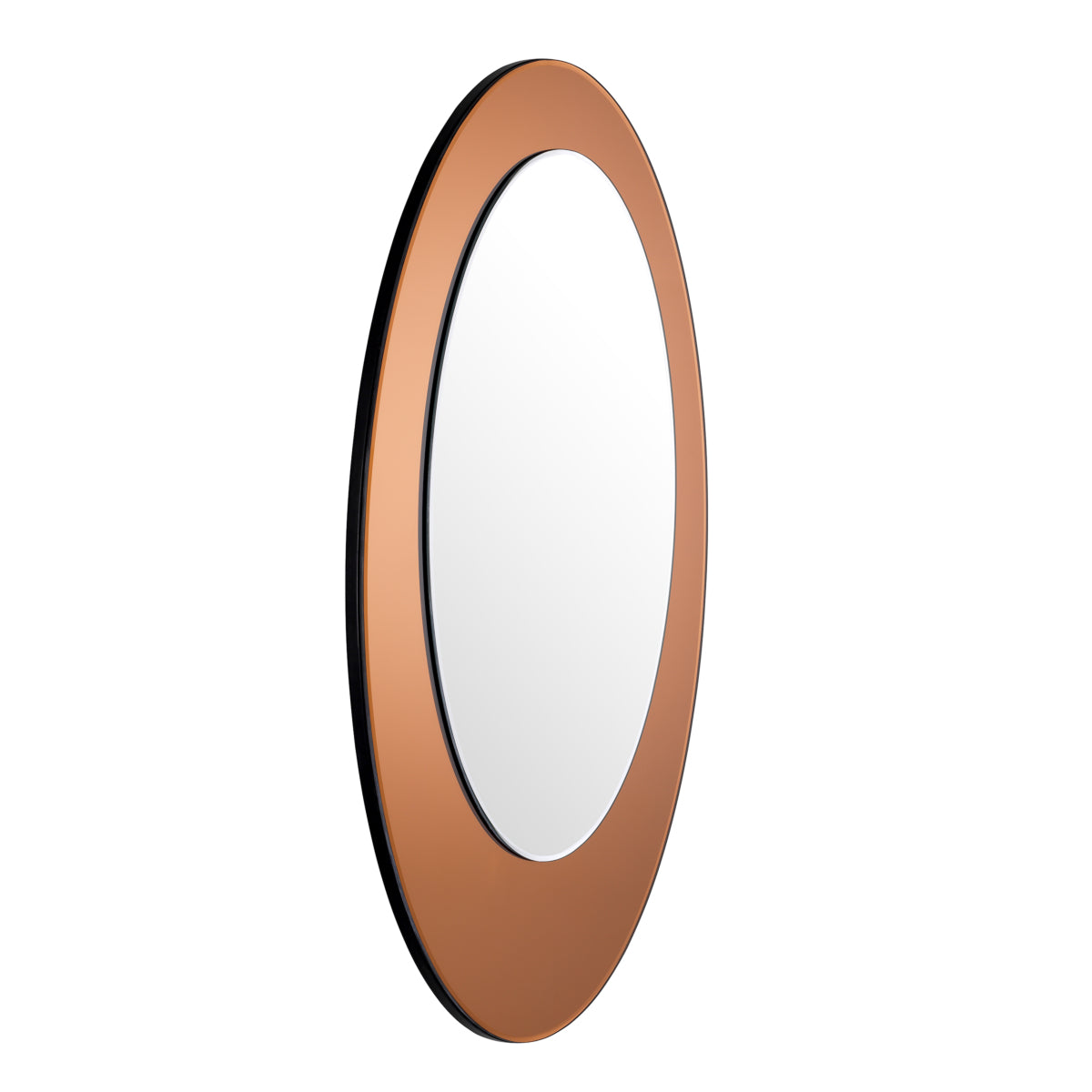 Oblong Amber Mirror Devito | Eichholtz Miami