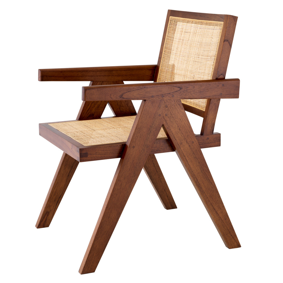 Rattan Cane Dining Armchair Aristide | Eichholtz Miami