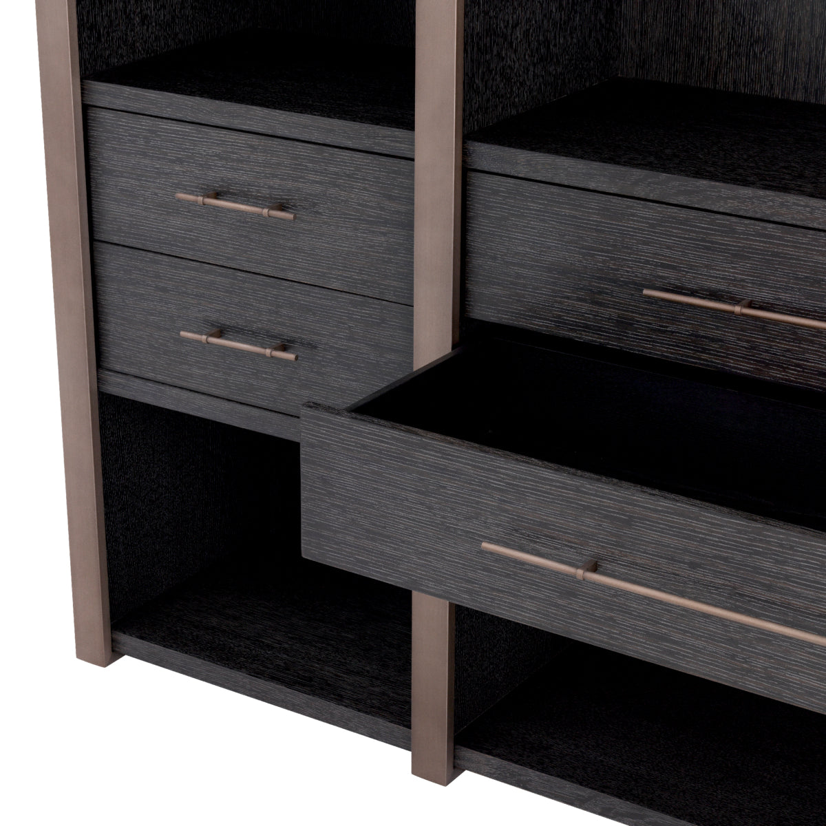 Gray Oak Shelving Cabinet Canova | Eichholtz Miami