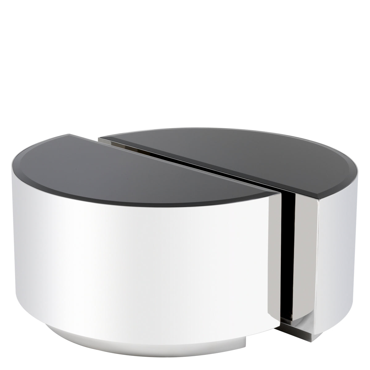 Semi-Circular Glass Side Tables (2) Astra | Eichholtz Miami