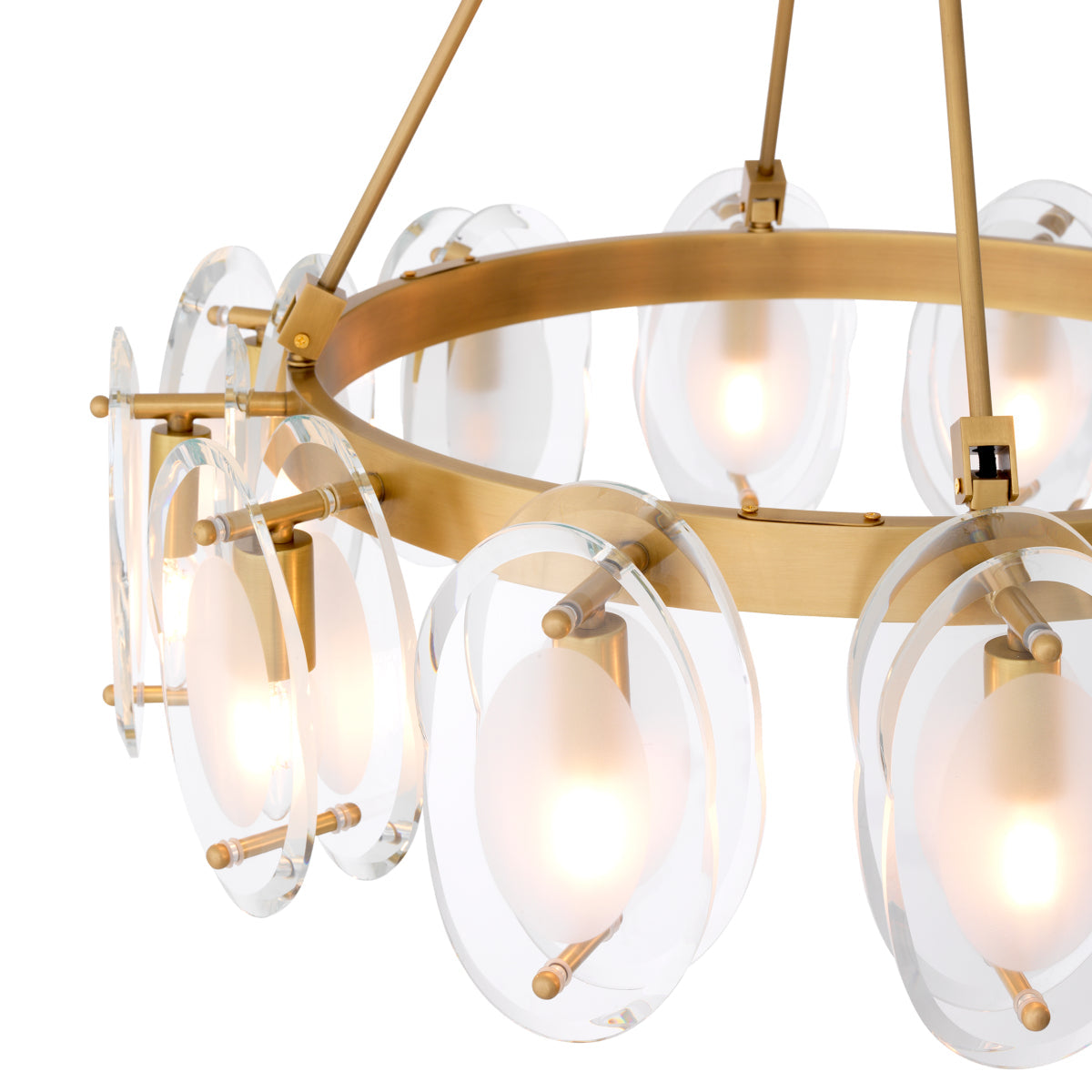 Bevelled Glass Chandelier Sublime | Eichholtz Miami