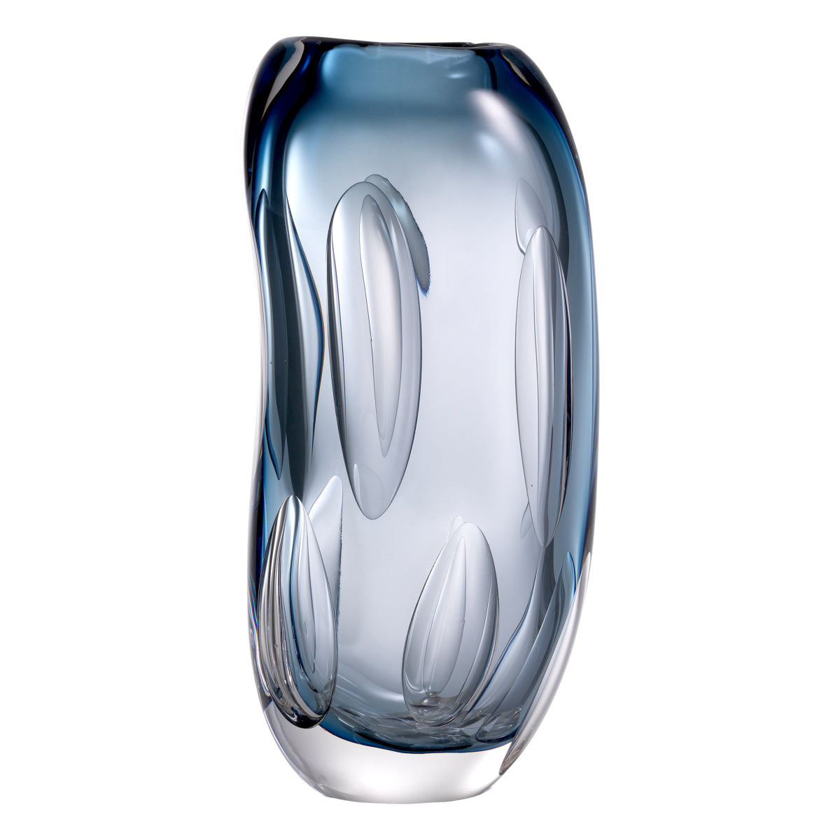 Blue Handblown Glass Vase M Sianni | Eichholtz Miami