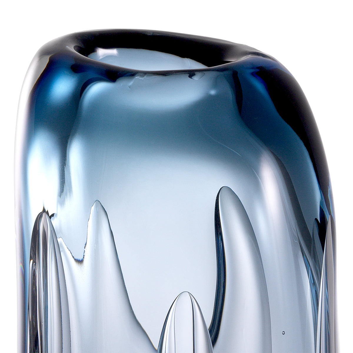 Blue Handblown Glass Vase M Sianni | Eichholtz Miami