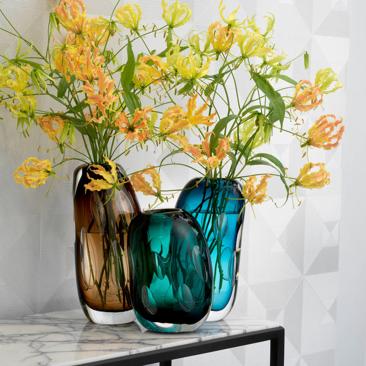 Handblown Glass Vase Sianni S | Eichholtz Miami