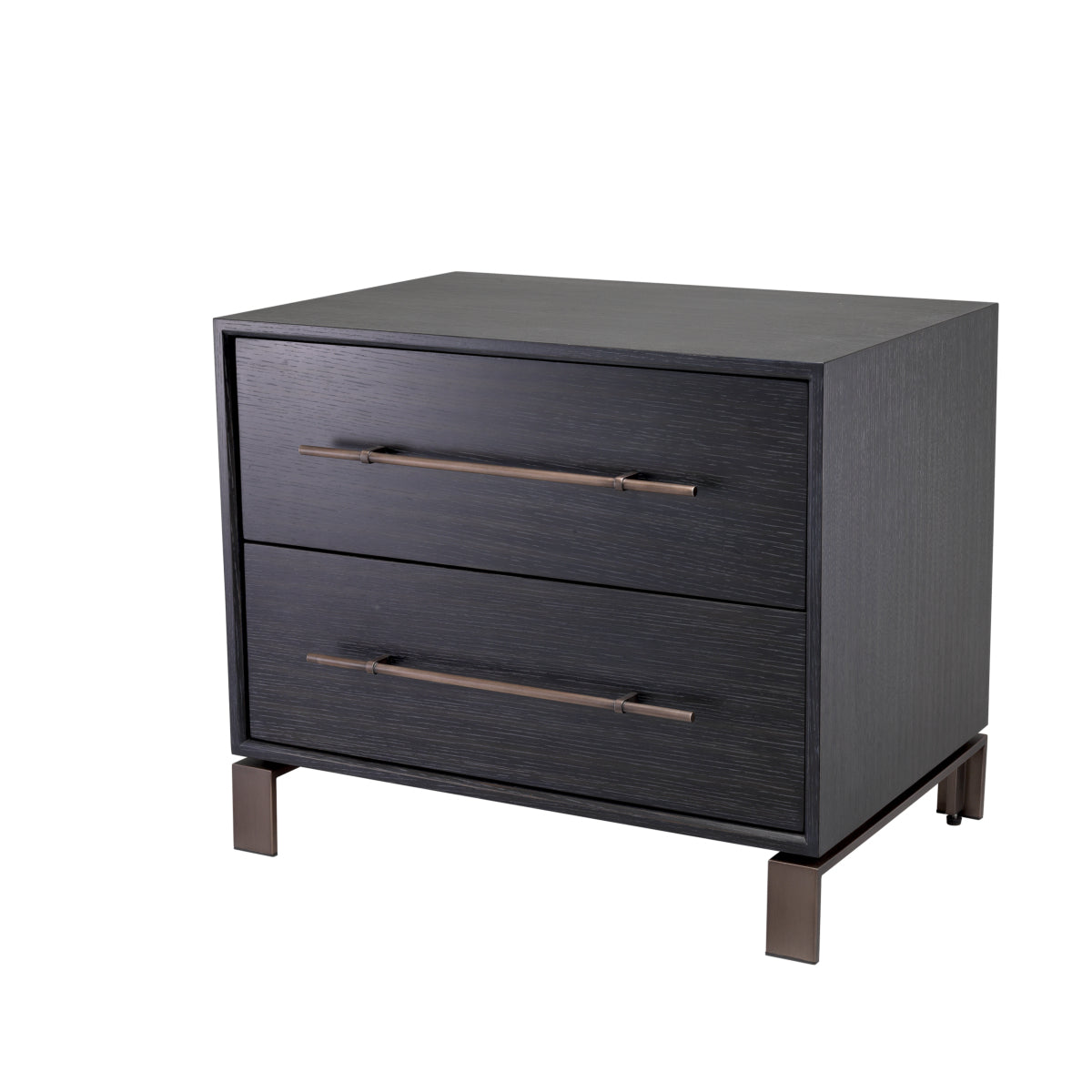 2 Drawer Oak Nightstand Canova | Eichholtz Miami