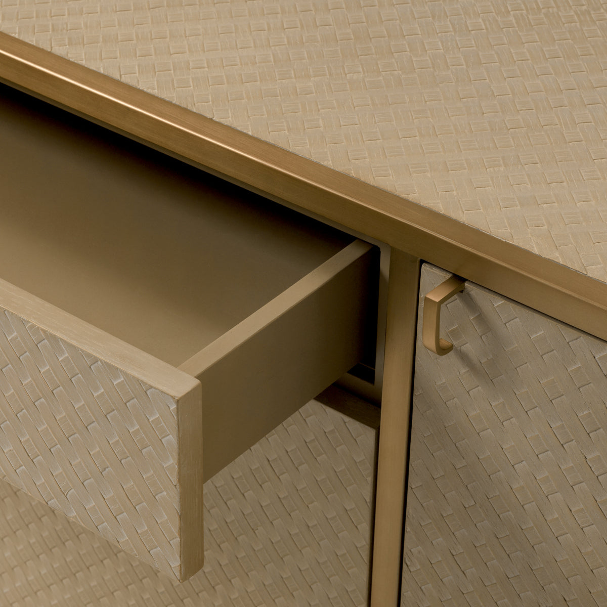 Woven Oak Dresser Napa Valley | Eichholtz Miami