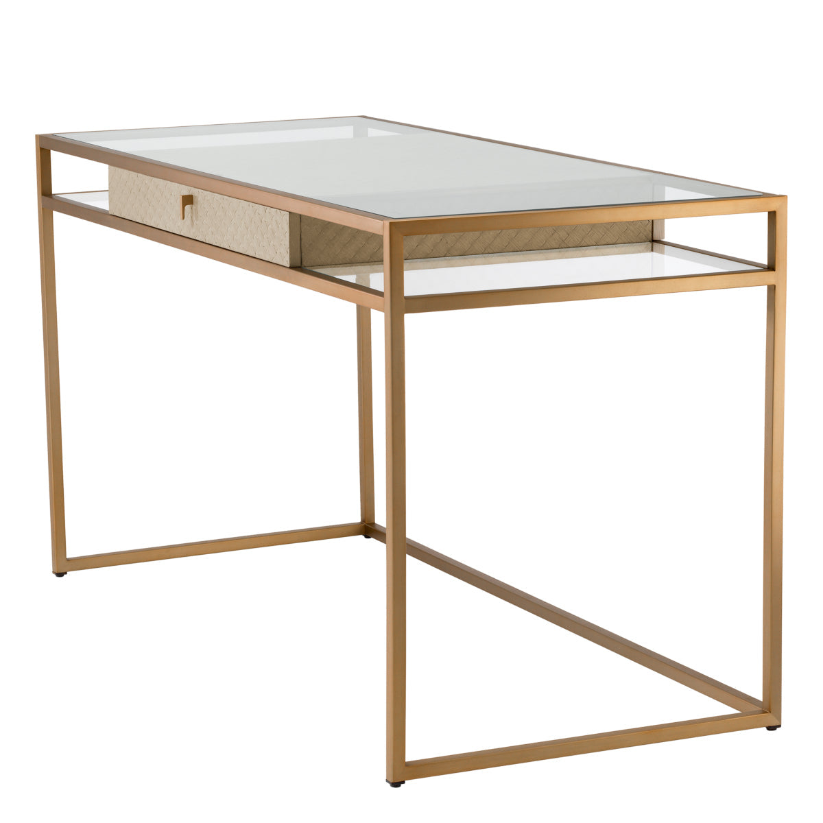 Woven Oak Desk Napa Valley | Eichholtz California