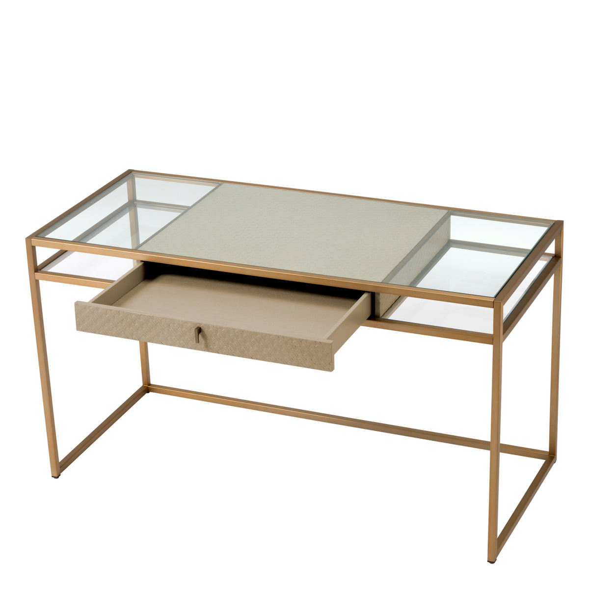 Woven Oak Desk Napa Valley | Eichholtz California
