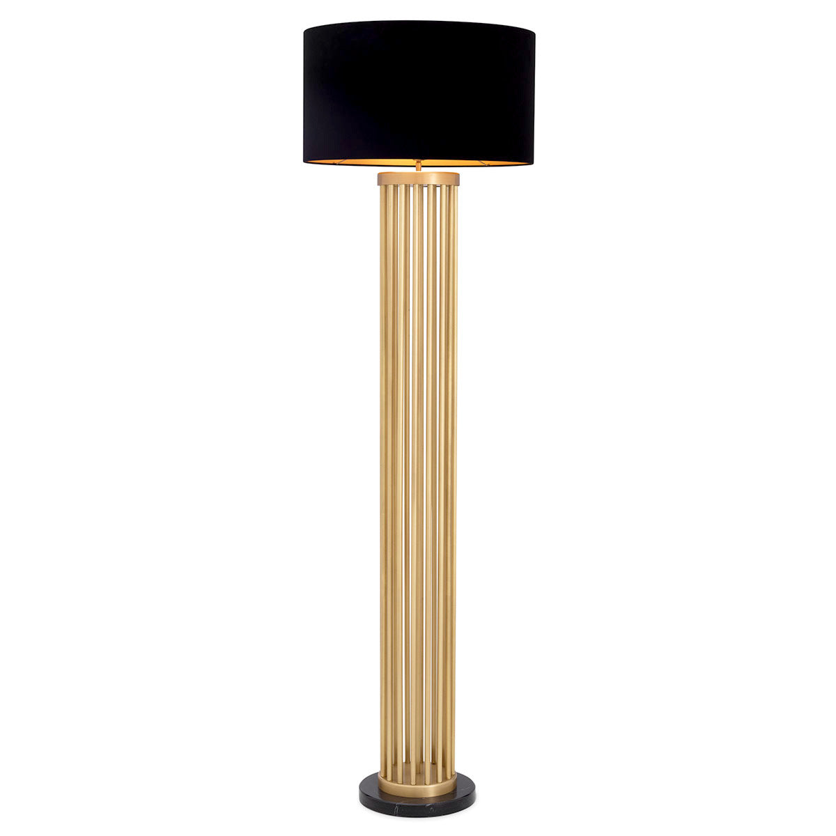 Antique Brass Floor Lamp Condo | Eichholtz Miami