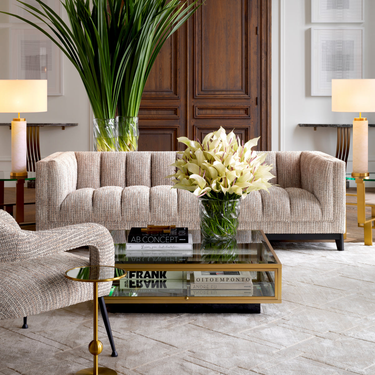 Plush Silver Sand Carpet La Belle