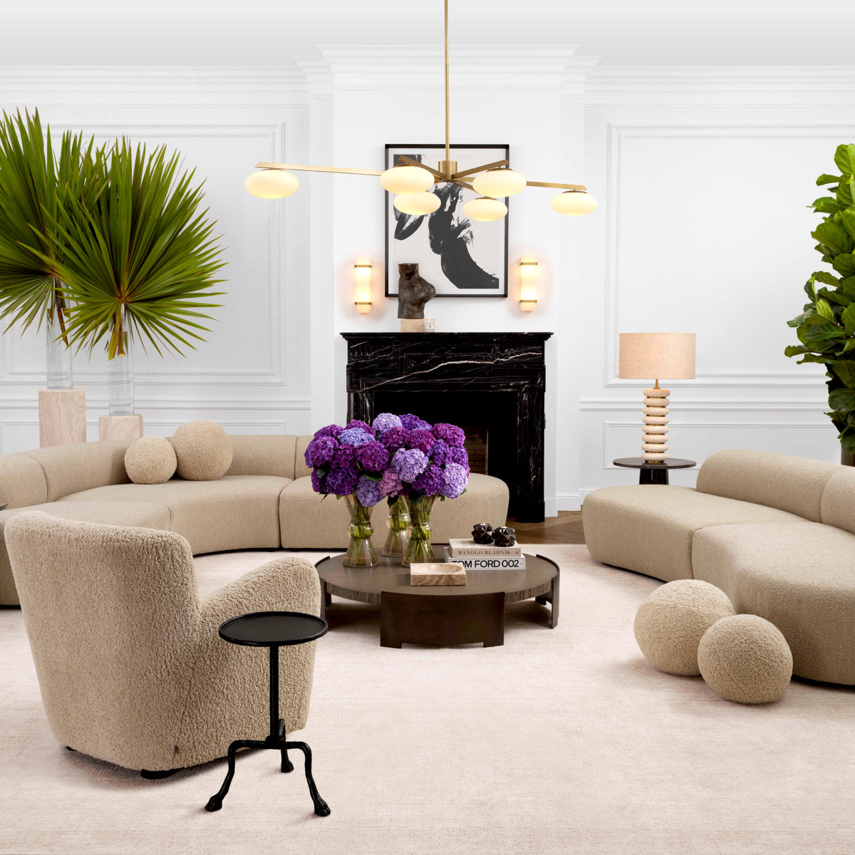 Beige Handwoven Carpet 10' x 13' Pep | Eichholtz Miami