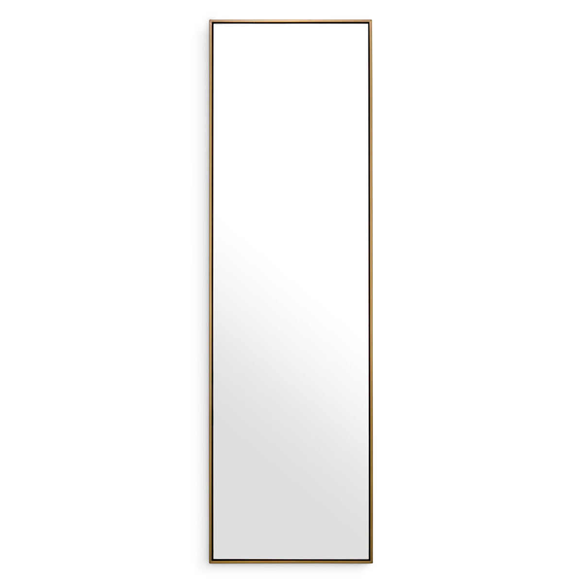 Brushed Brass Mirror Redondo | Eichholtz Miami