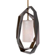 Metal Framed Alabaster Chandelier Santos