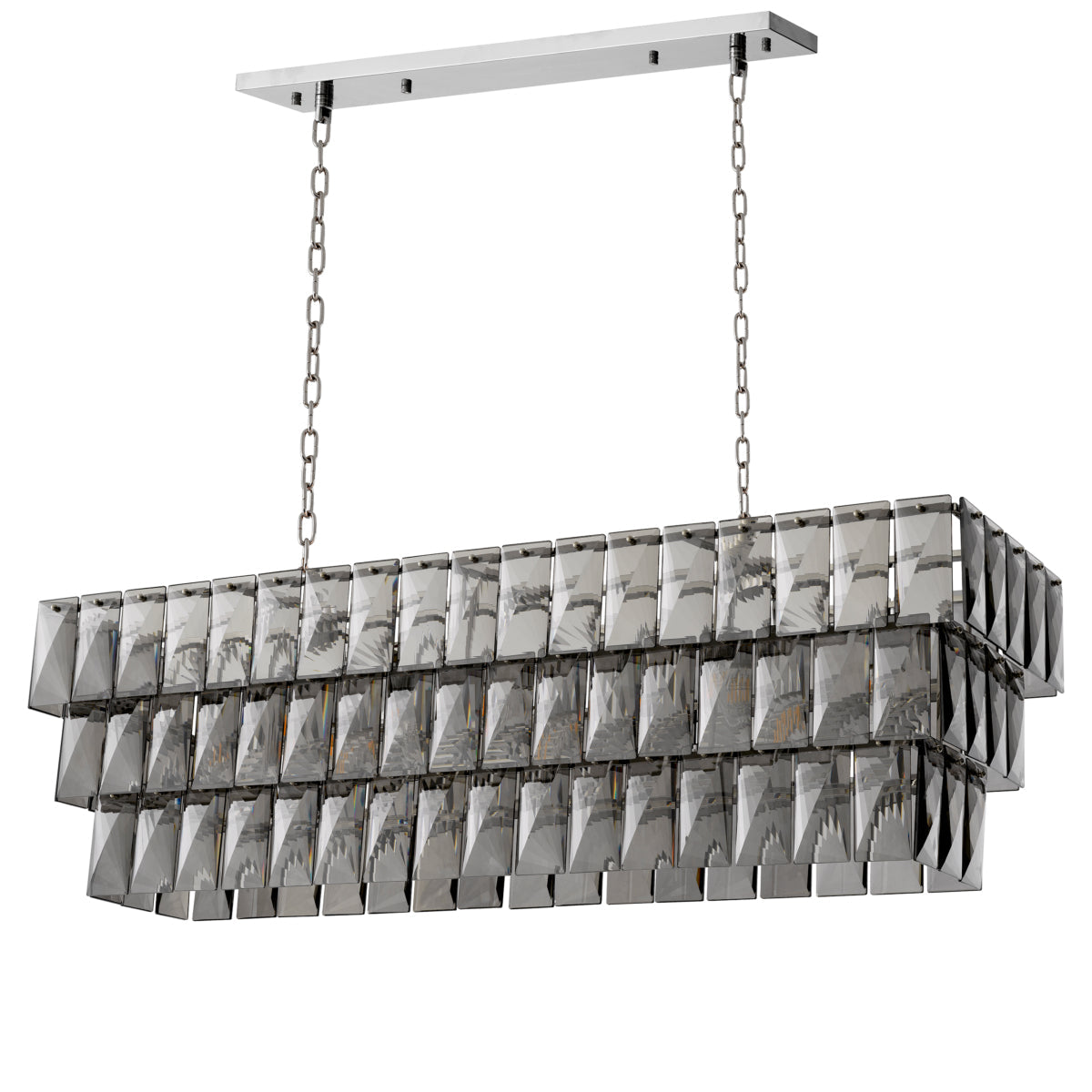 Crystal Rectangular Chandelier Amazone | Eichholtz Miami