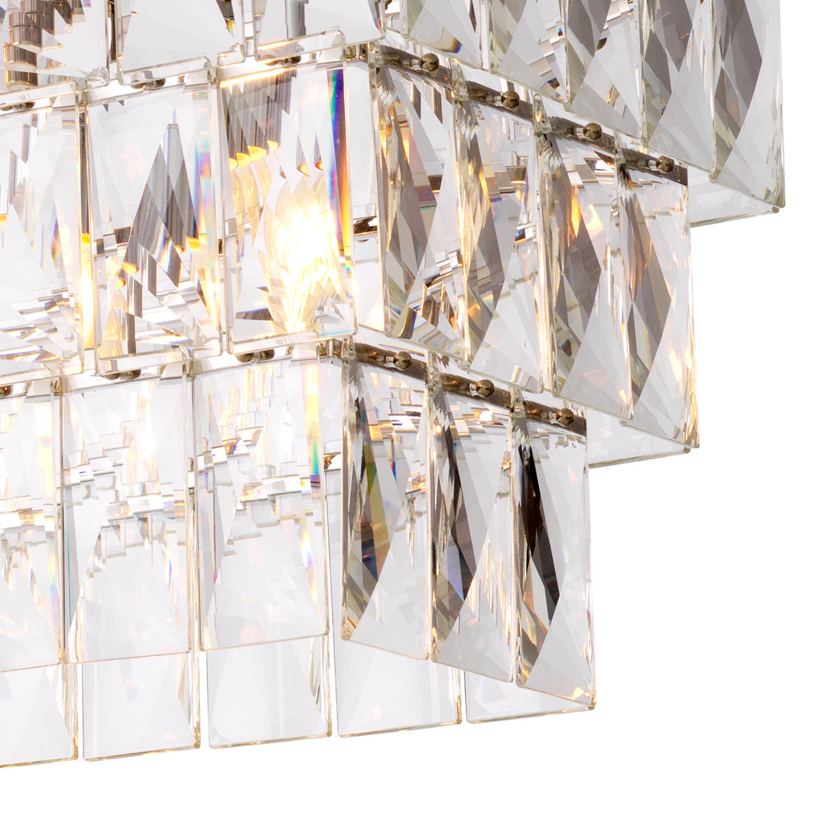 Crystal Rectangular Chandelier Amazone | Eichholtz Miami