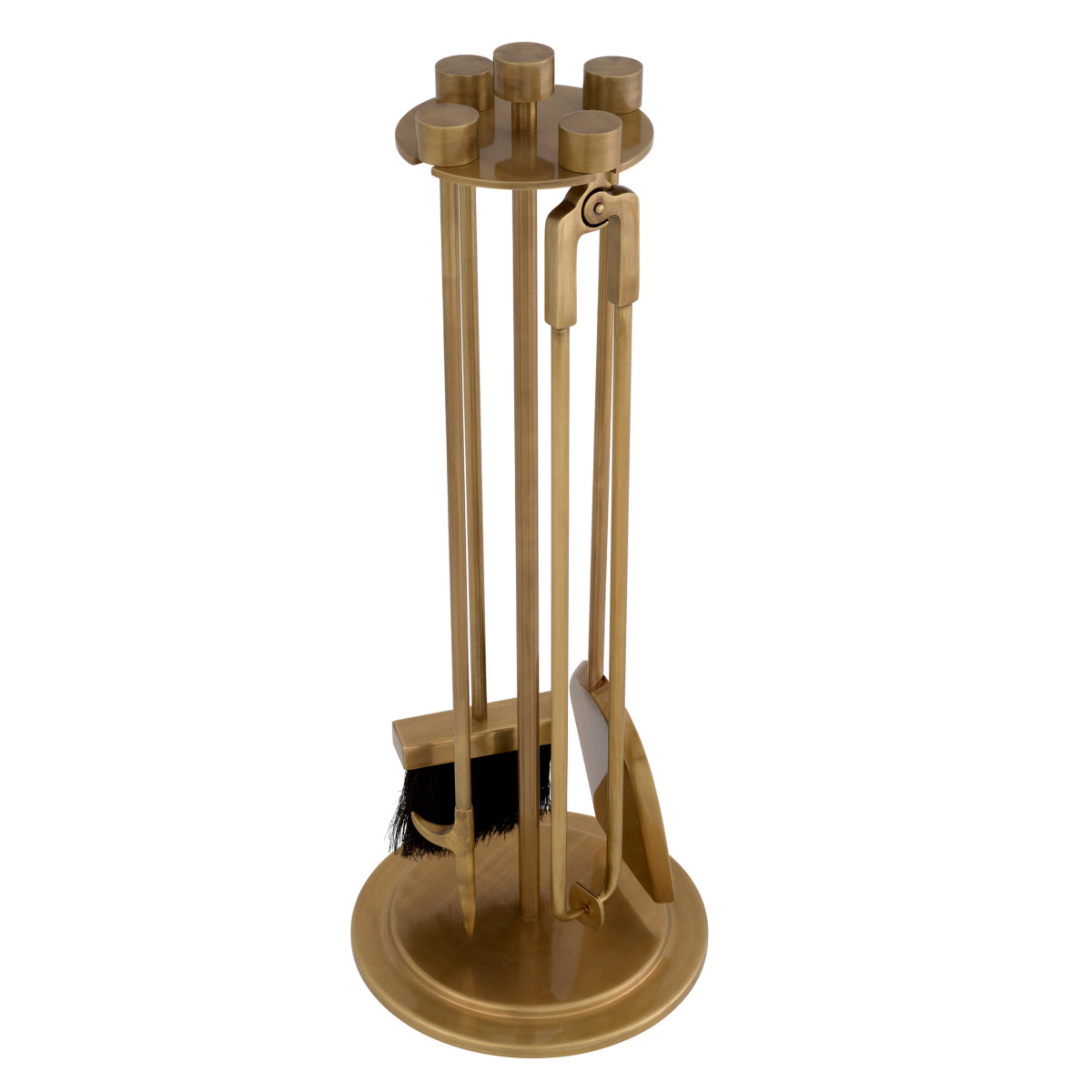 Brass Fire Tools Set Lara | Eichholtz Miami
