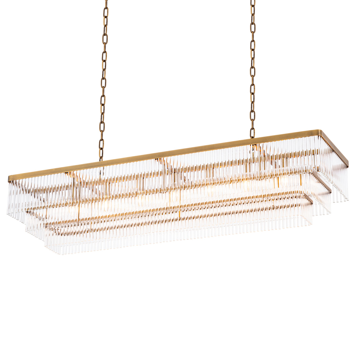 Glass Rods Chandelier East | Eichholtz Miami