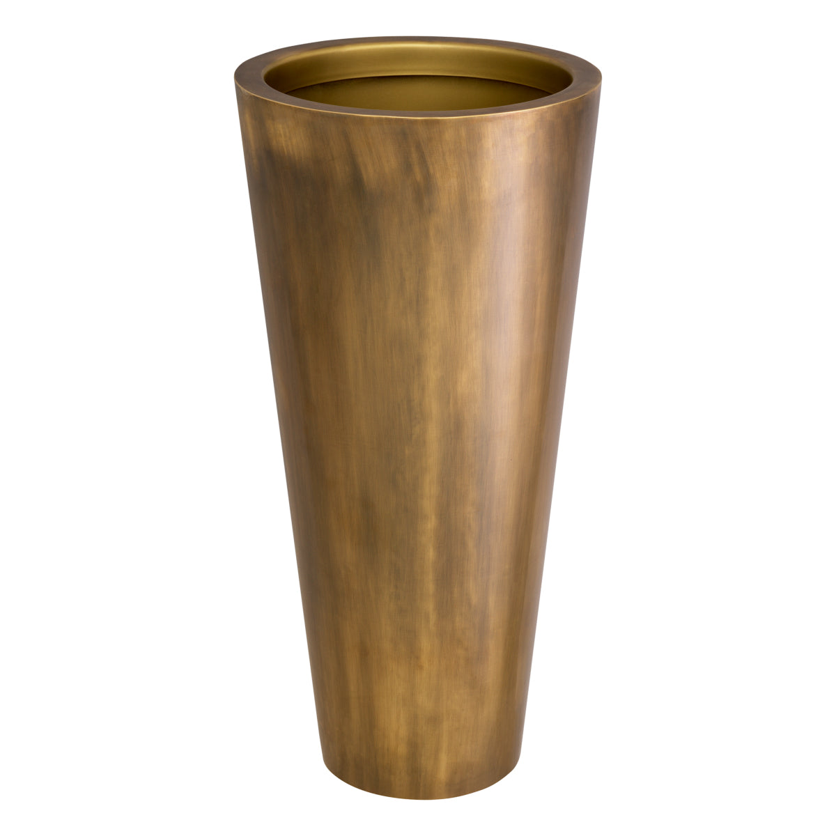Conical Brass Planter Oberoi | Eichholtz Miami