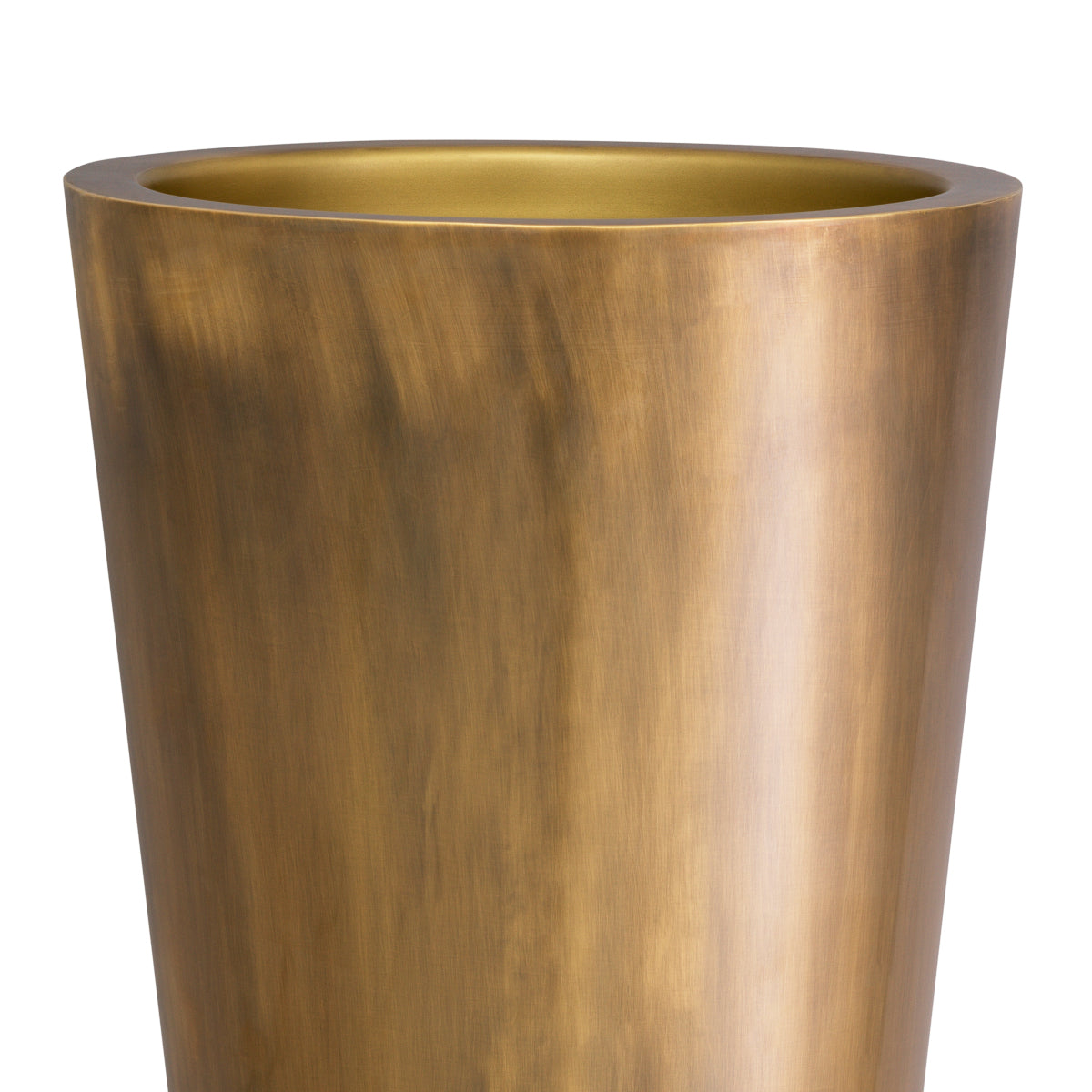 Conical Brass Planter Oberoi | Eichholtz Miami