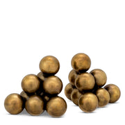 Metallic Orbs Bookend Set (2) Carioca | Eichholtz Miami