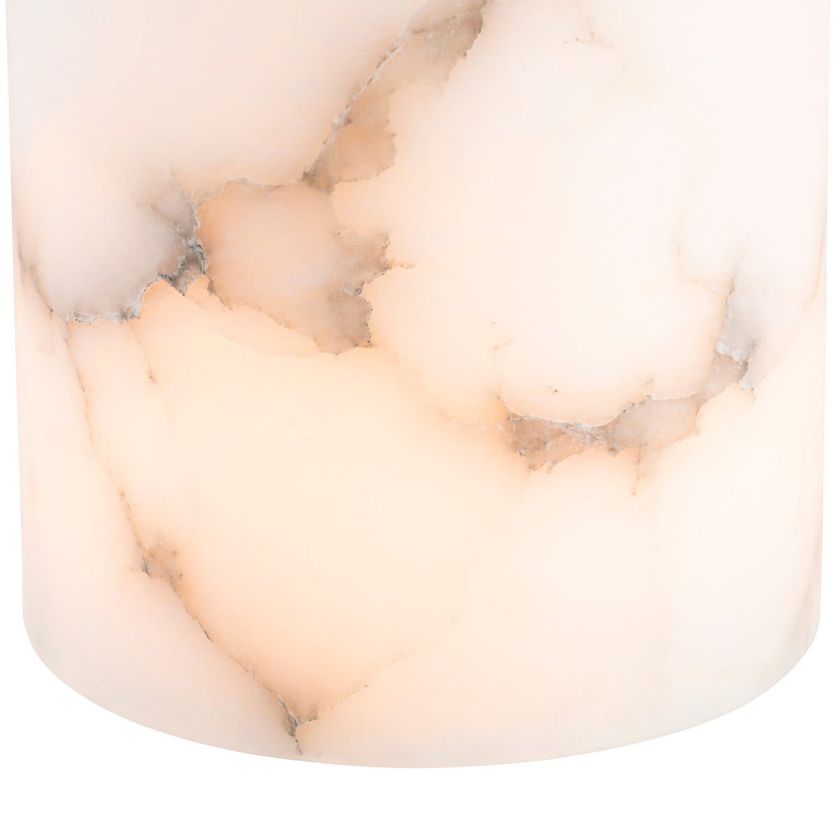 Cylindrical Alabaster Candle Holder Mercer | Eichholtz Miami