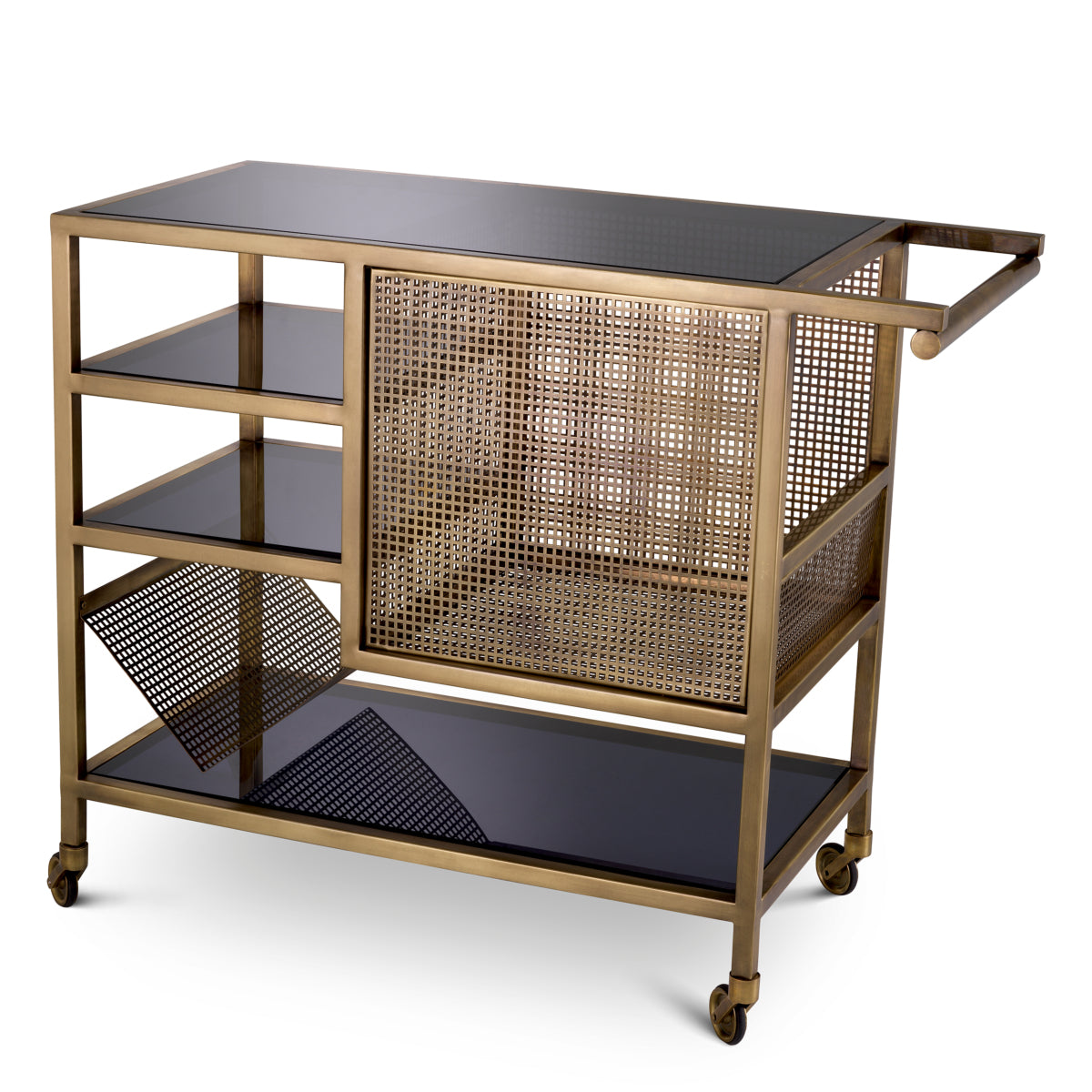 Vintage Brass Trolley Sterling | Eichholtz Miami