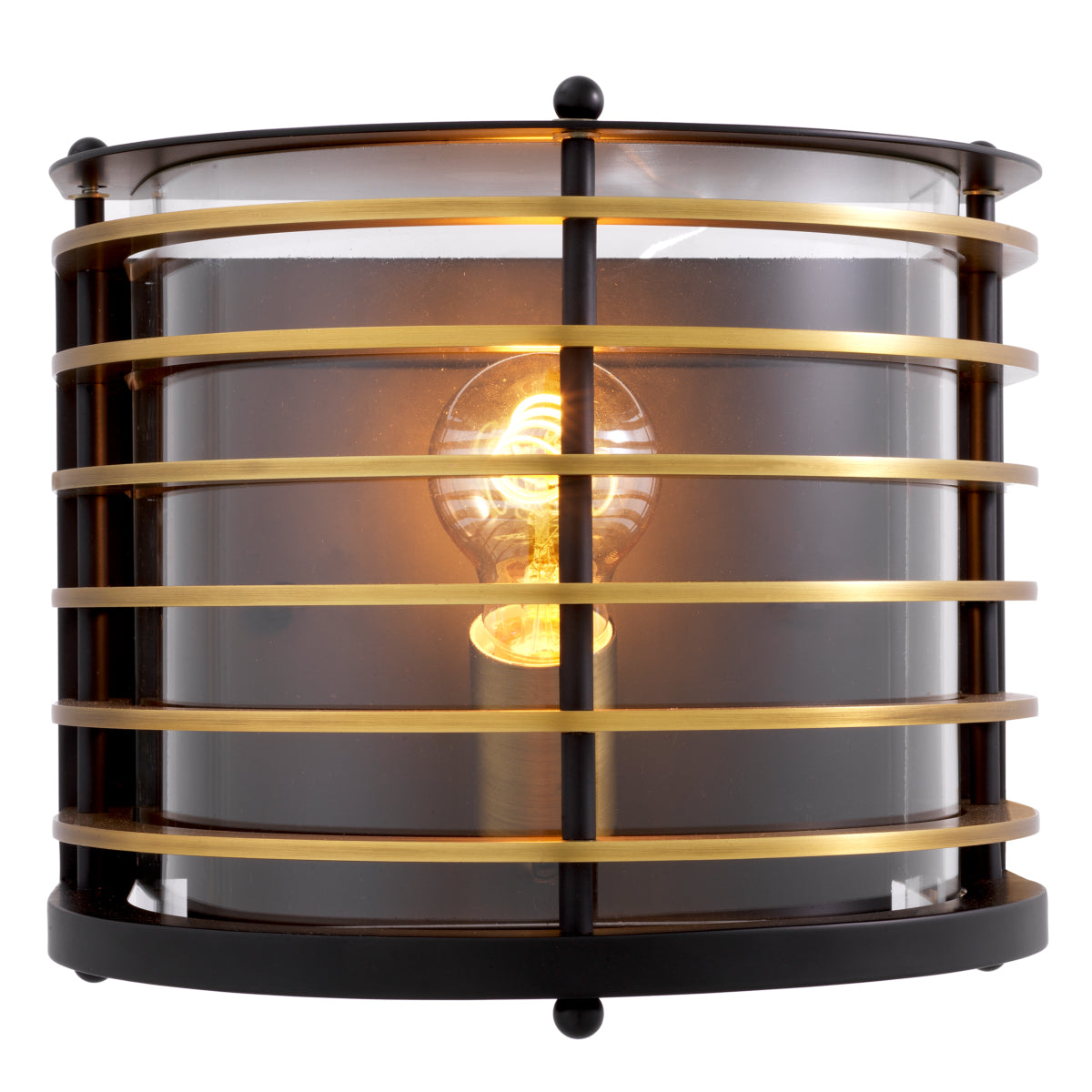 Black Outdoor Wall Lamp Logan | Eichholtz Miami