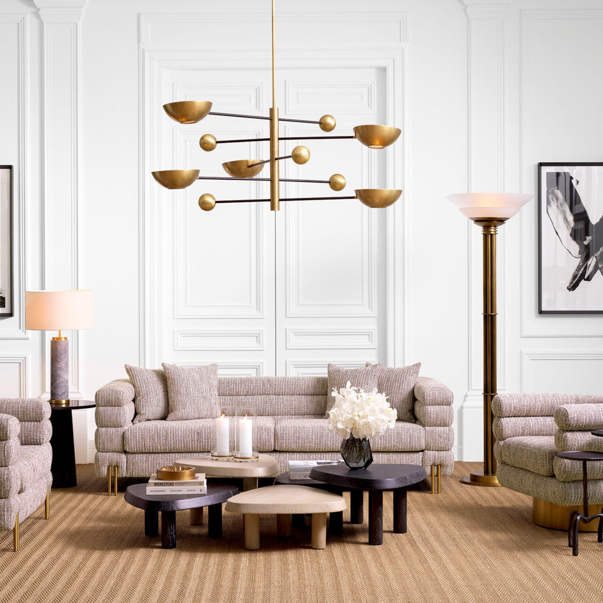 Triangular Wooden Coffee Table S Briel | Eichholtz Miami