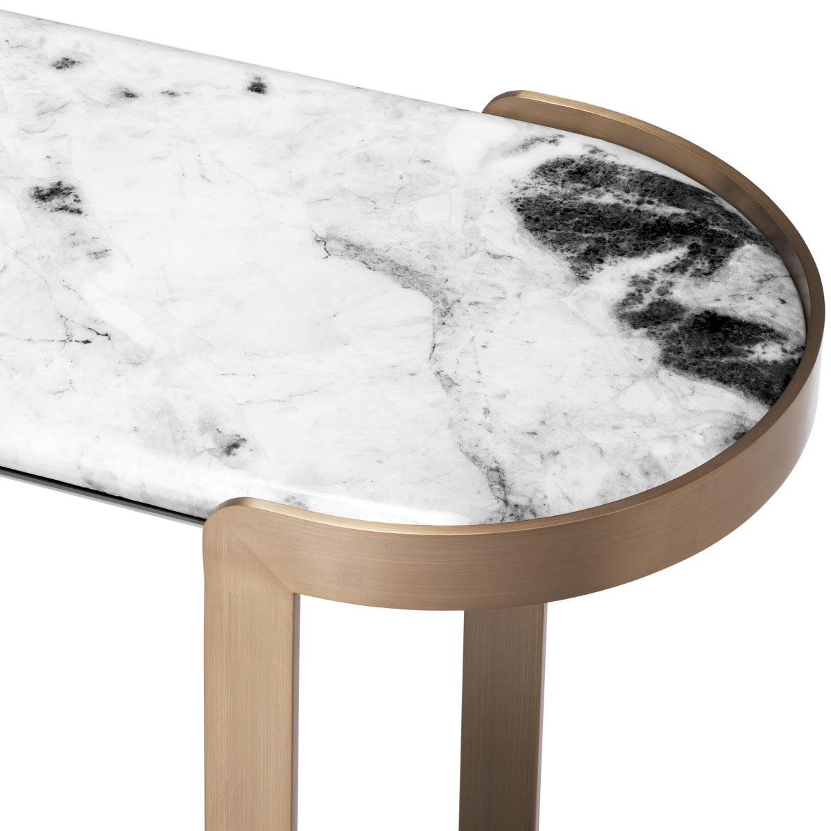 Marble Brass Console Table Fabio | Eichholtz Miami