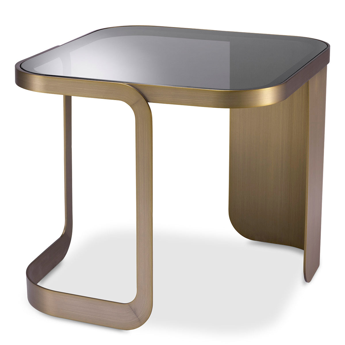 Smoked Glass Side Table Numa | Eichholtz Miami