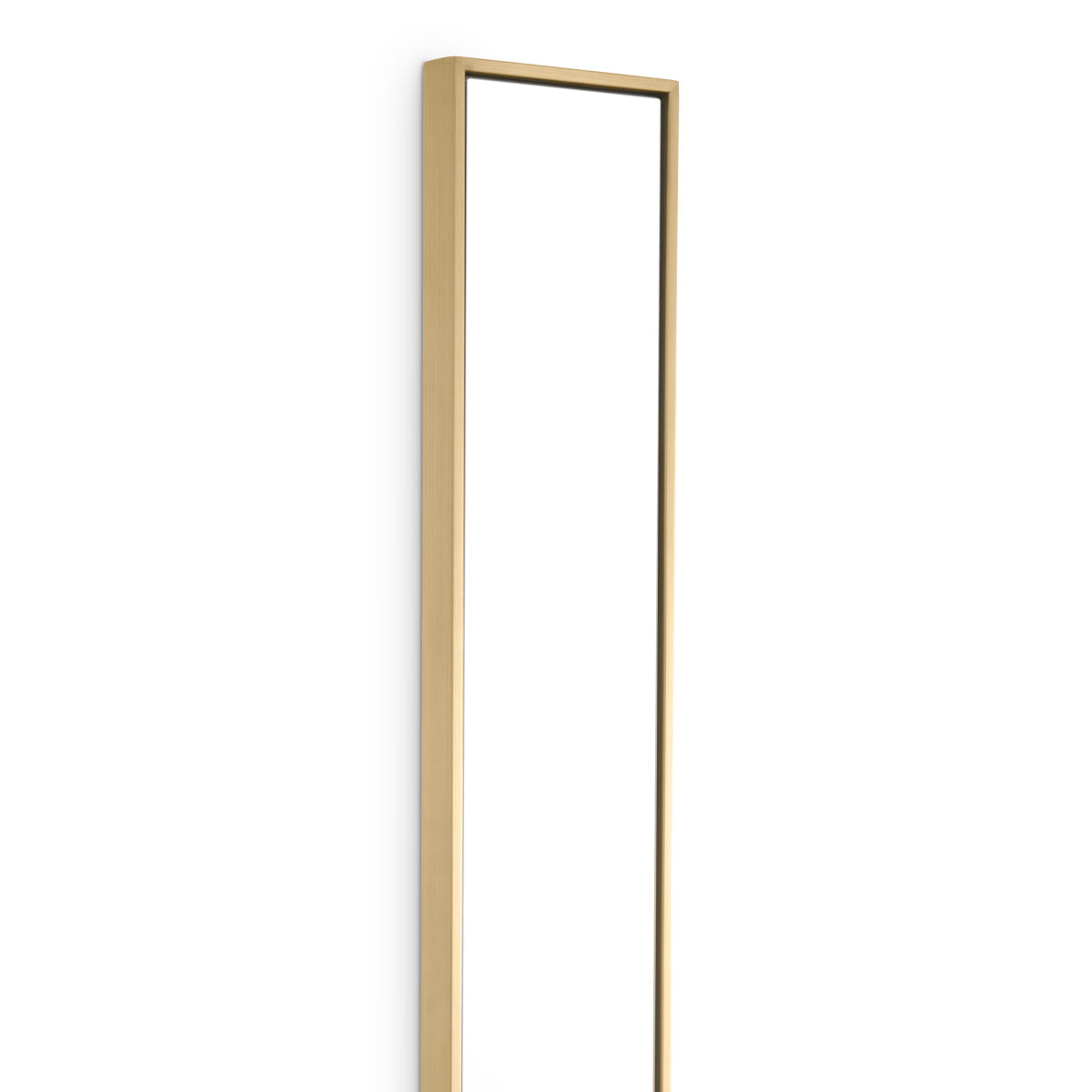 Brushed Brass Mirror Redondo | Eichholtz Miami
