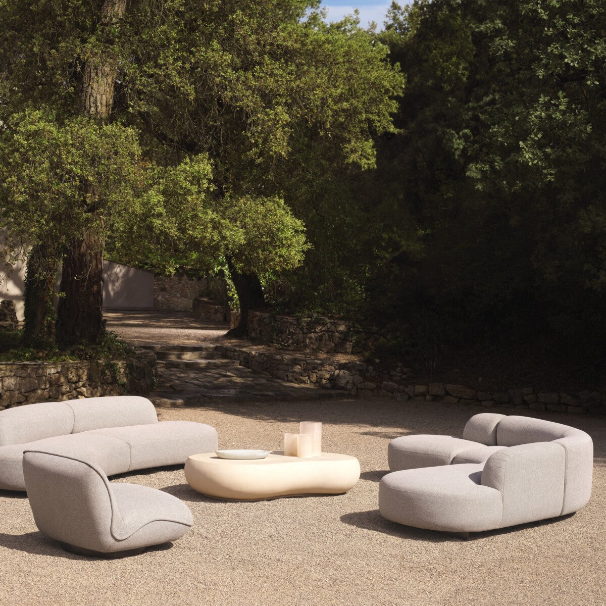 Outdoor Curved Sofa Bjorn | Eichholtz Miami