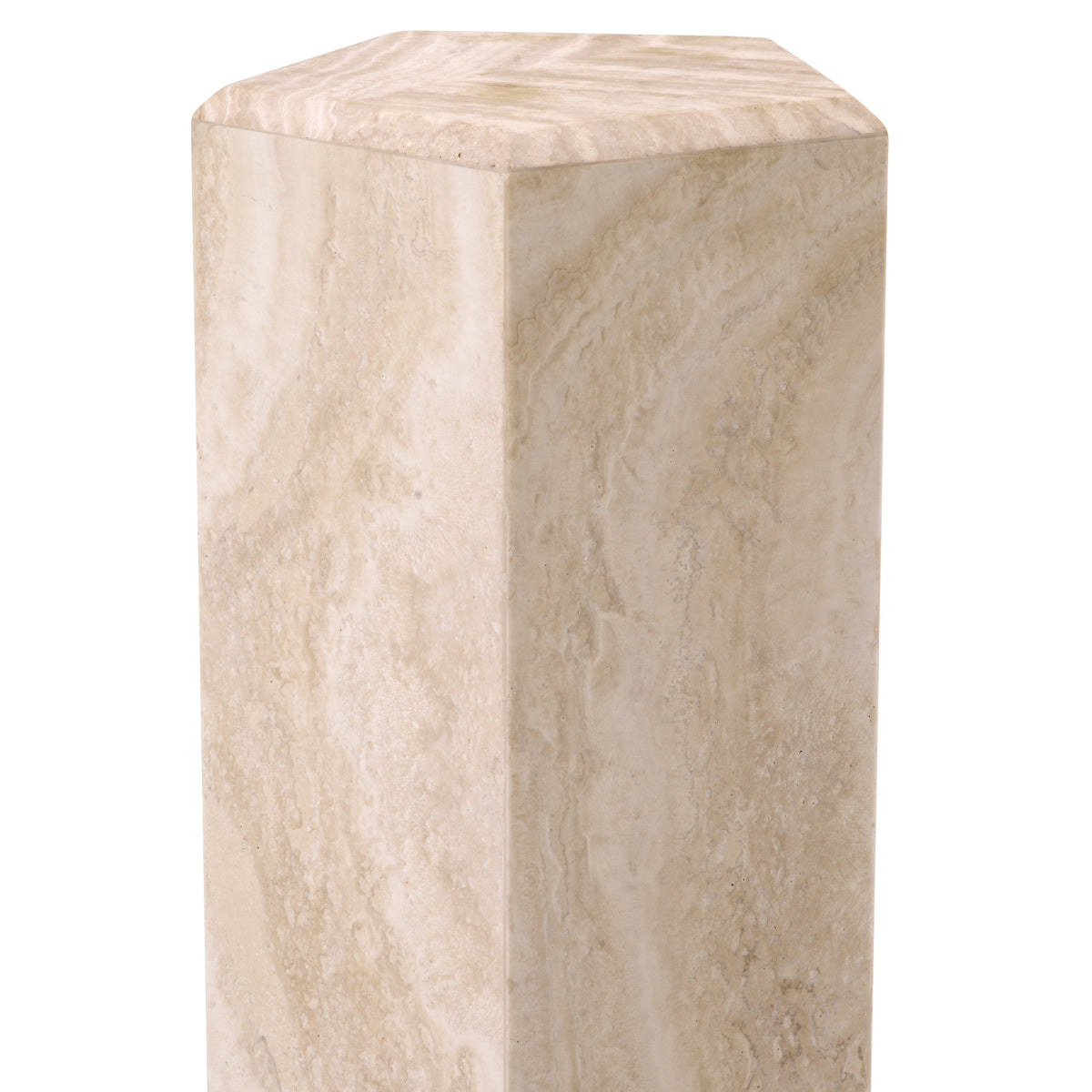Hexagonal Travertine Column Cuneo | Eichholtz Miami