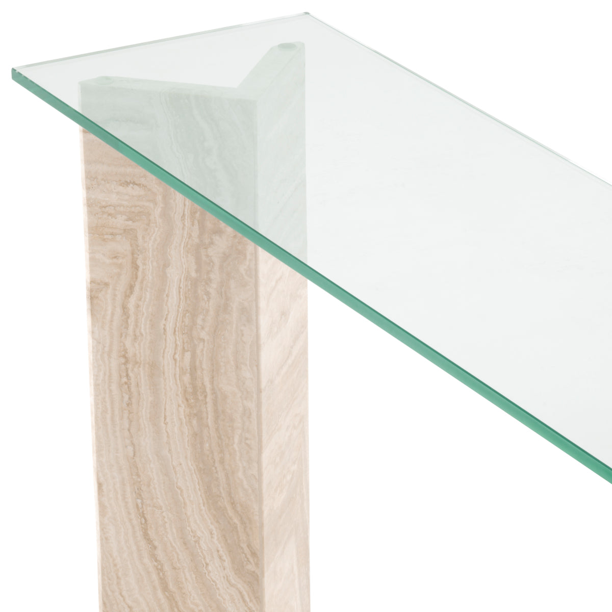 Travertine Console Table Fortuna | Eichholtz Miami