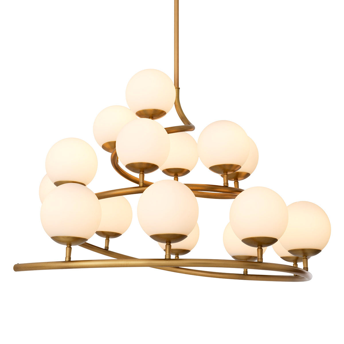 Glass Orbs Chandelier Brissac | Eichholtz Miami