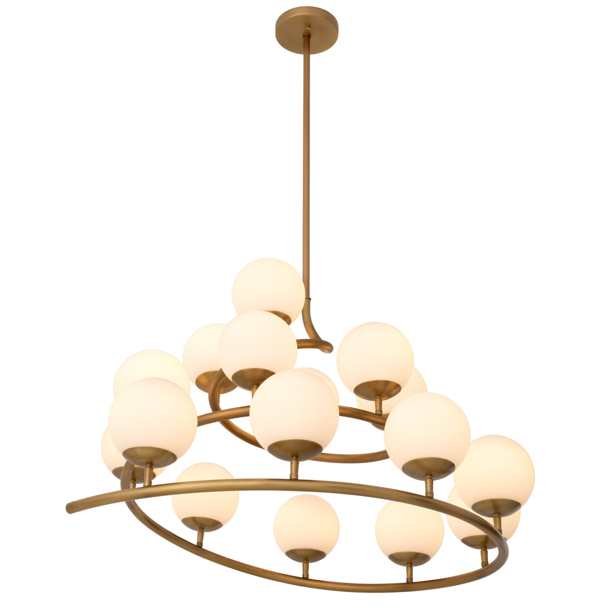 Glass Orbs Chandelier Brissac | Eichholtz Miami