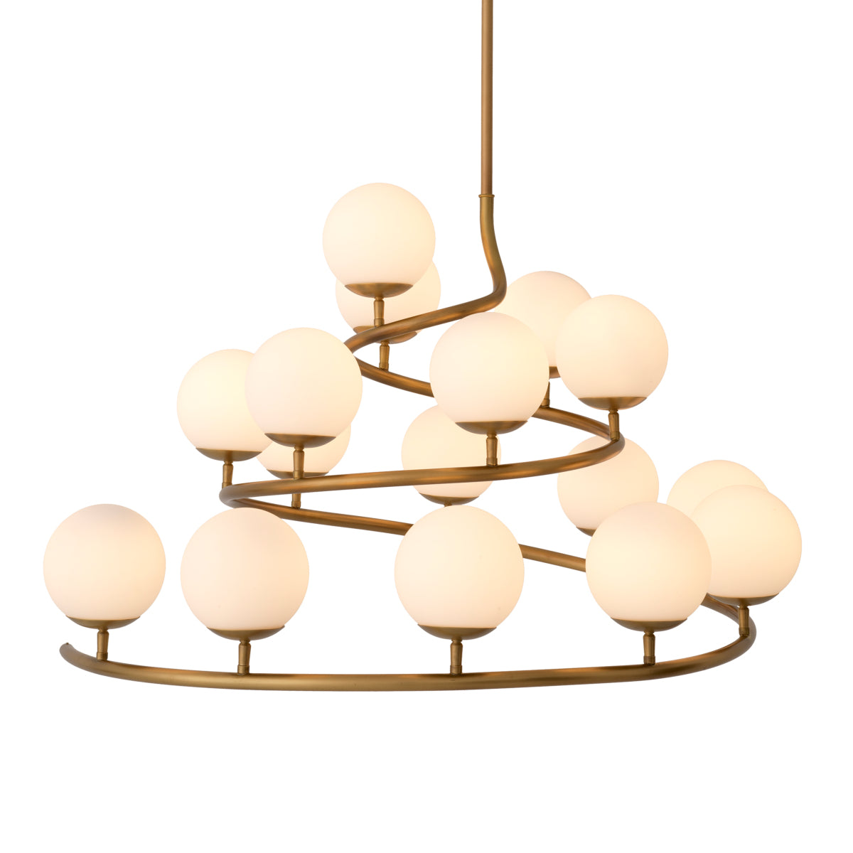 Glass Orbs Chandelier Brissac | Eichholtz Miami