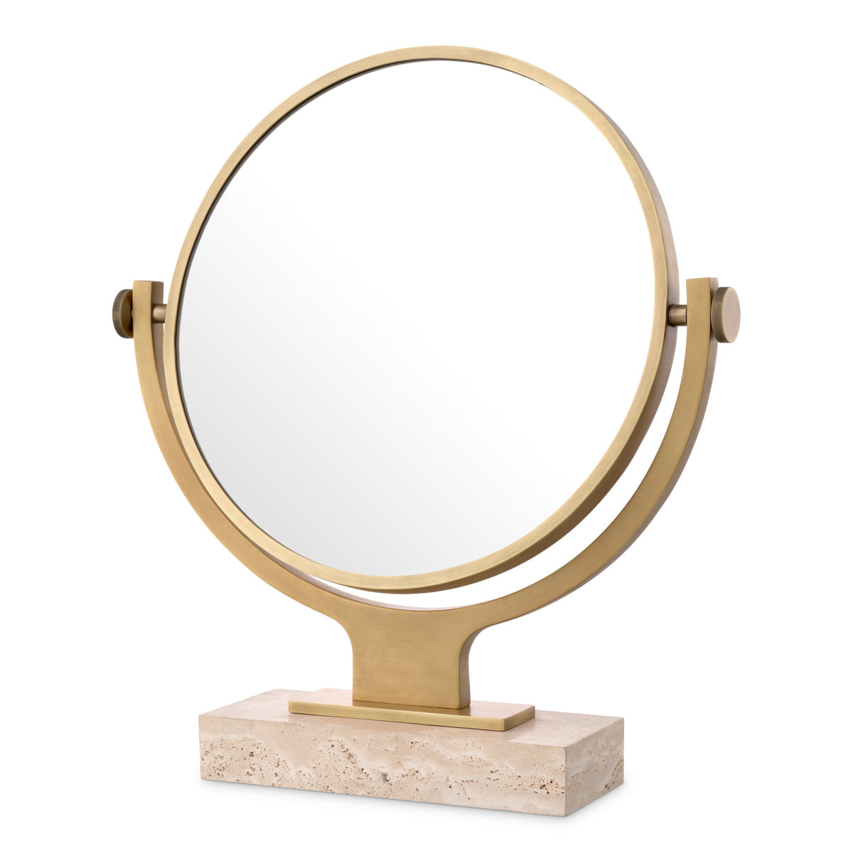 Round Gold Mirror Briançon | Eichholtz Miami